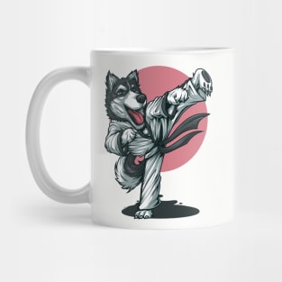 Husky Dog Karate Mug